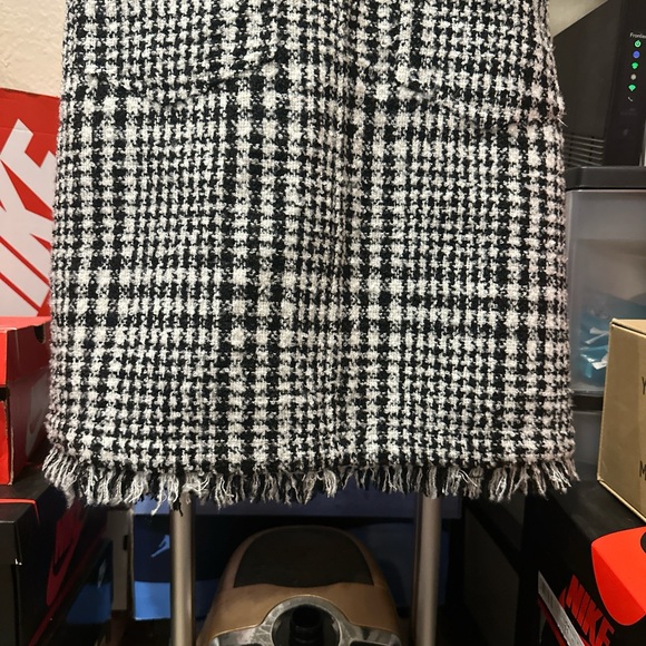 Orange Creek Monochrome Houndstooth overall dress - Picture 2 of 5